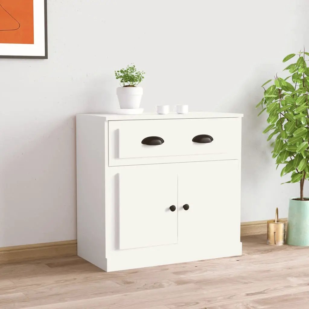 vidaXL vidaXL Sideboard White 70x35.5x67.5 cm Engineered Wood - Sideboard