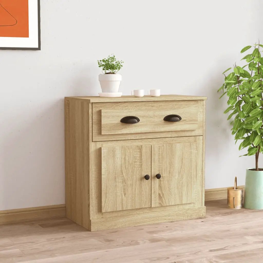 vidaXL vidaXL Sideboard White 70x35.5x67.5 cm Engineered Wood - Sideboard