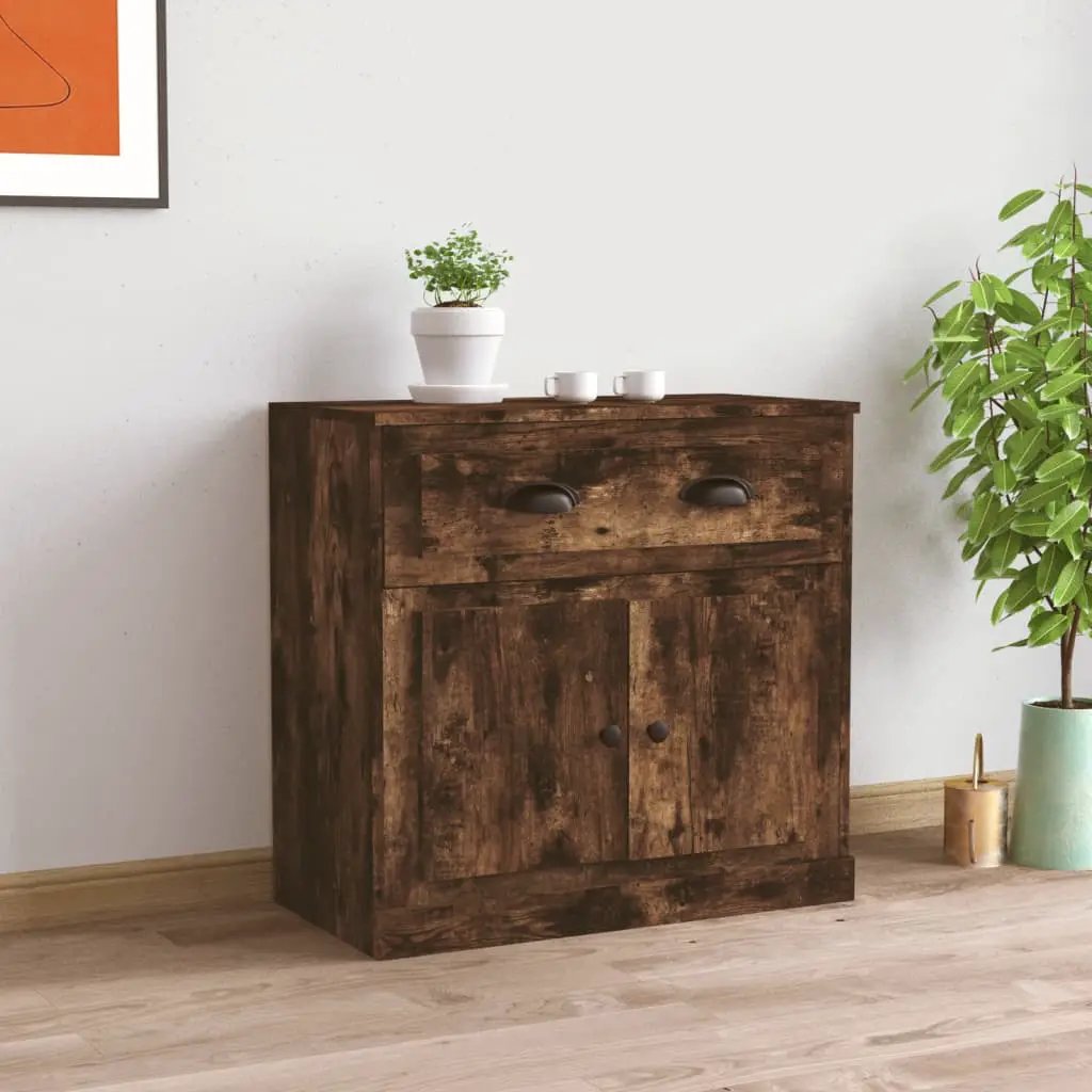 vidaXL vidaXL Sideboard White 70x35.5x67.5 cm Engineered Wood - Sideboard