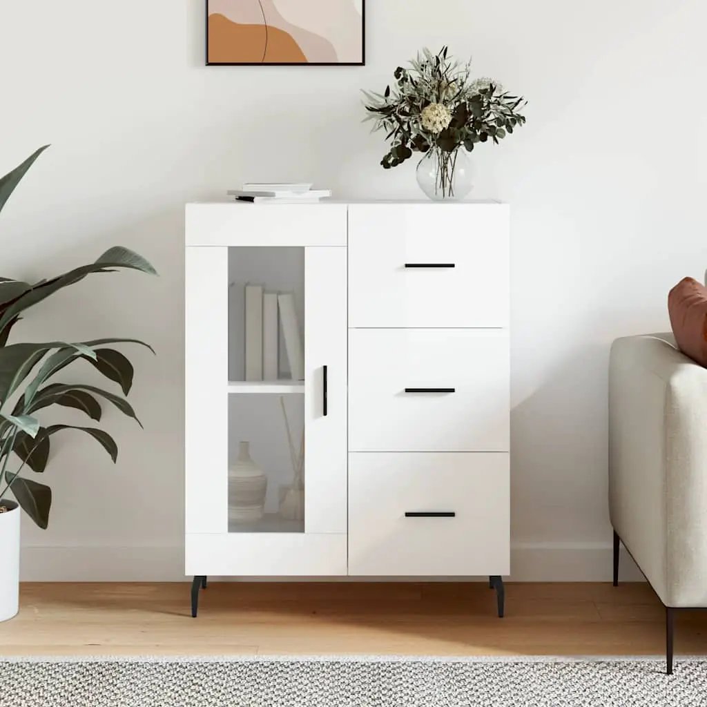 vidaXL vidaXL Sideboard White 69.5x34x90 cm Engineered Wood - Sideboard