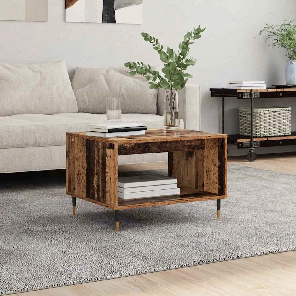 VidaXL Coffee Table 60x50x40cm OldWood LivingRoom by vidaXL