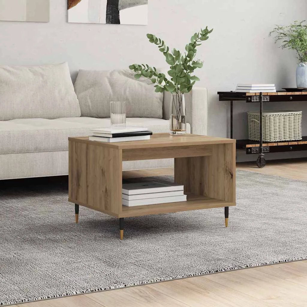 VidaXL Coffee Table 60x50x40cm OldWood LivingRoom by vidaXL