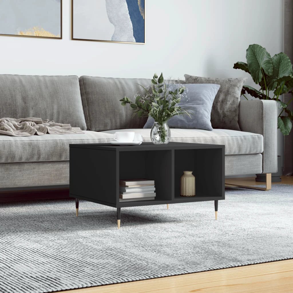 vidaXL VidaXL Coffee Table 60x50x36.5 cm Engineered Wood Moisture Resistant Living Room Accent - Coffee Table