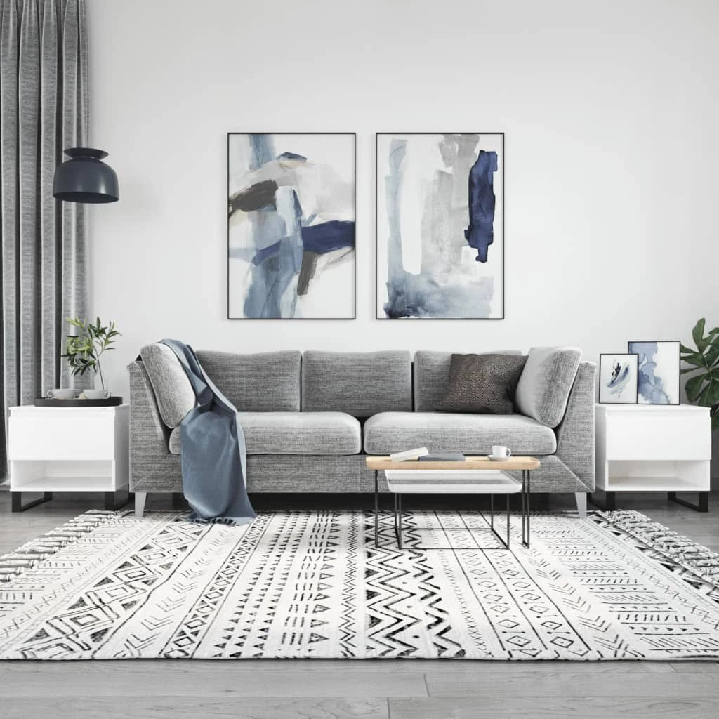 VidaXL Coffee Tables 50x46x50 cm Moisture Resistant Engineered Wood Living Room Decor by vidaXL