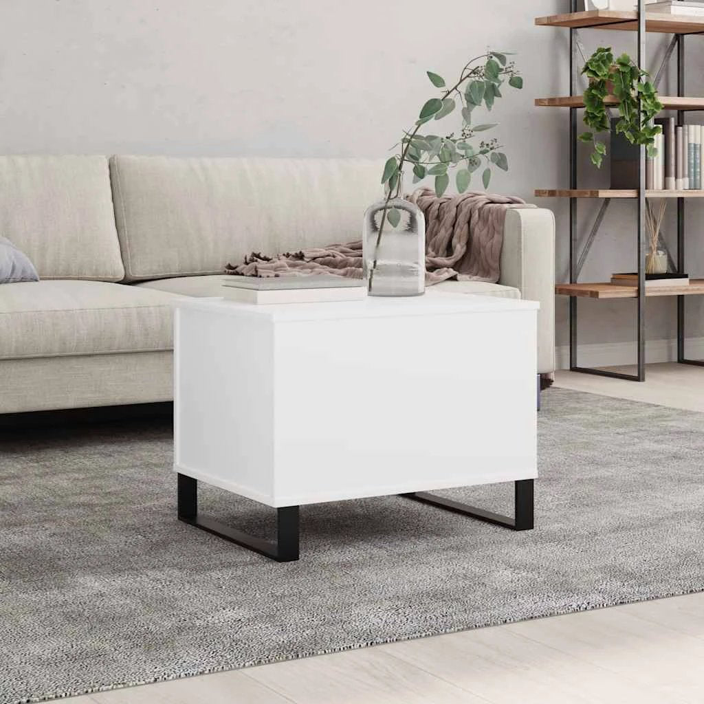 VidaXL Coffee Table 60cm By 44.5cm By 45cm Black Oak Finish For Modern Living Room by vidaXL