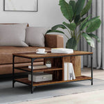 VidaXL Coffee Table 100x50x45 Rustic Living Room by vidaXL