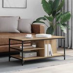 VidaXL Coffee Table 100x50x45 Rustic Living Room by vidaXL