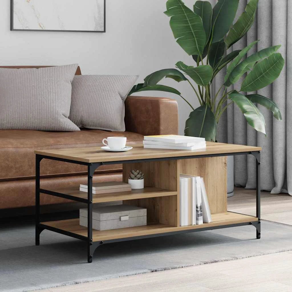 VidaXL Coffee Table 100x50x45 Rustic Living Room by vidaXL
