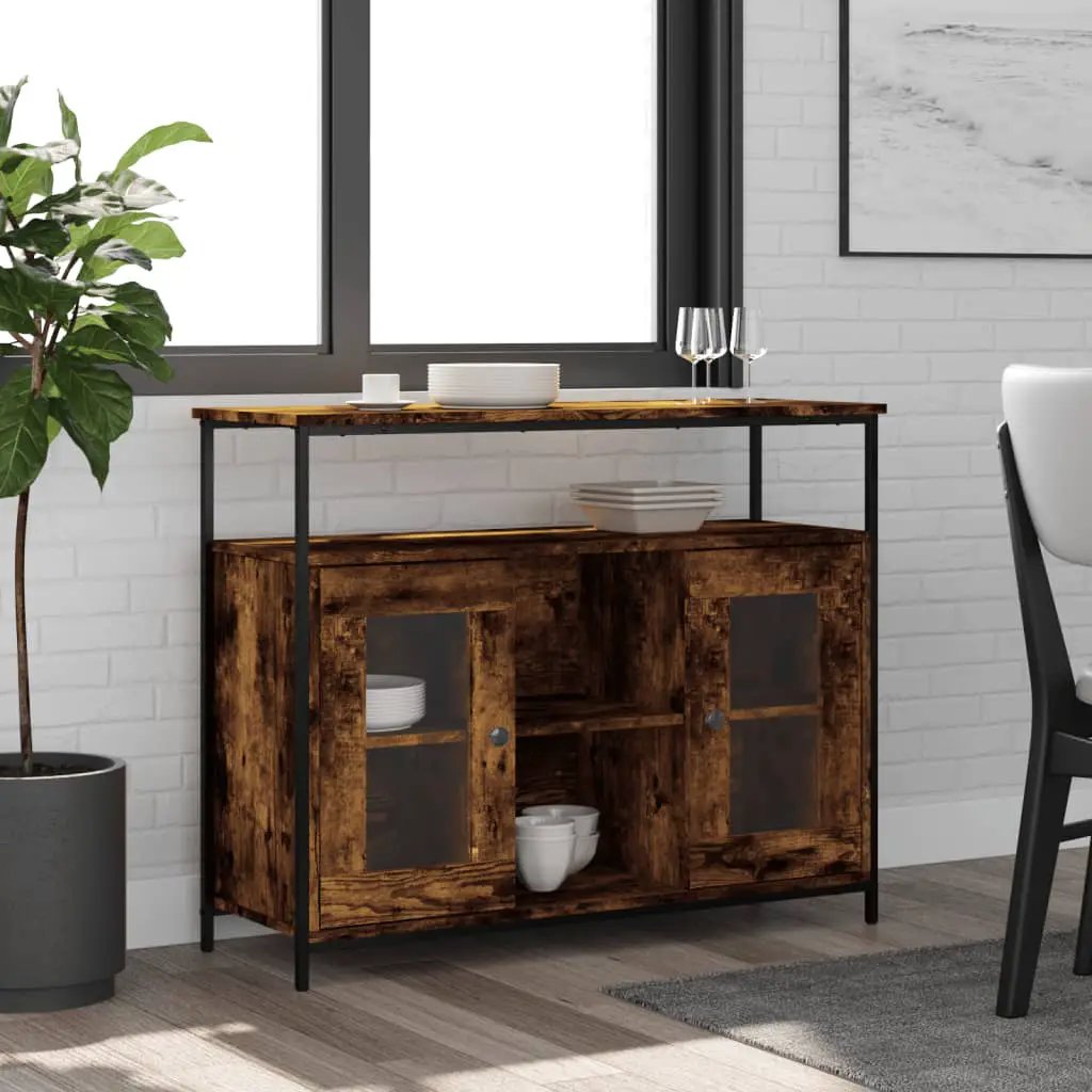 vidaXL vidaXL Sideboard Sonoma Oak 100x35x80 cm Engineered Wood - Sideboard