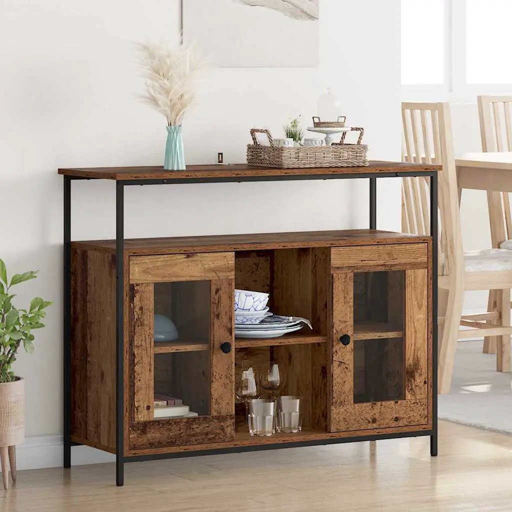 vidaXL vidaXL Sideboard Sonoma Oak 100x35x80 cm Engineered Wood - Sideboard