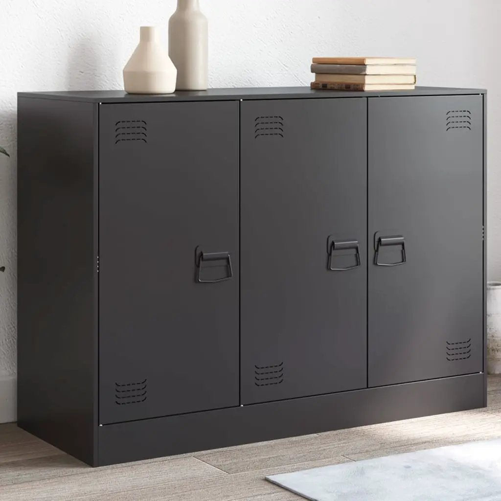 vidaXL vidaXL Sideboard Black 99x39x73 cm Steel - Sideboard