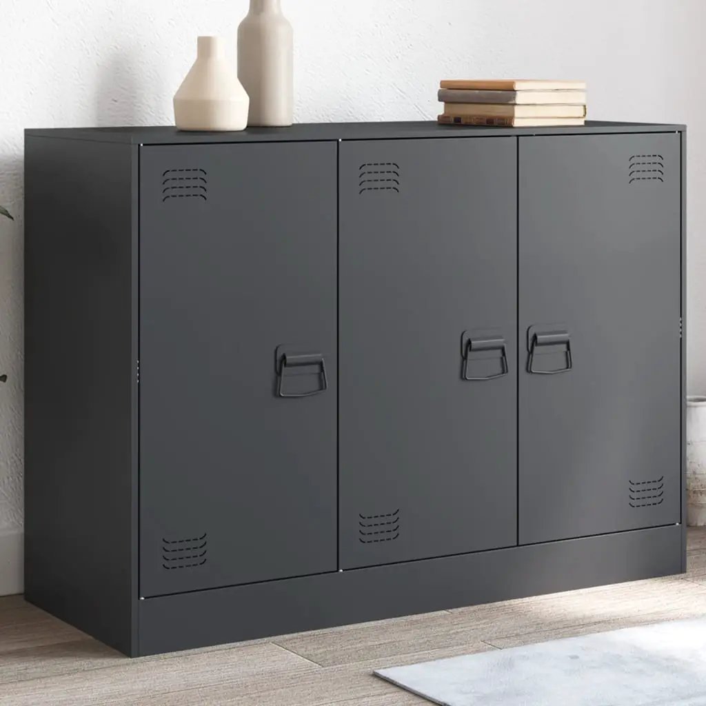 vidaXL vidaXL Sideboard Black 99x39x73 cm Steel - Sideboard