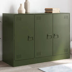 vidaXL vidaXL Sideboard Black 99x39x73 cm Steel - Sideboard