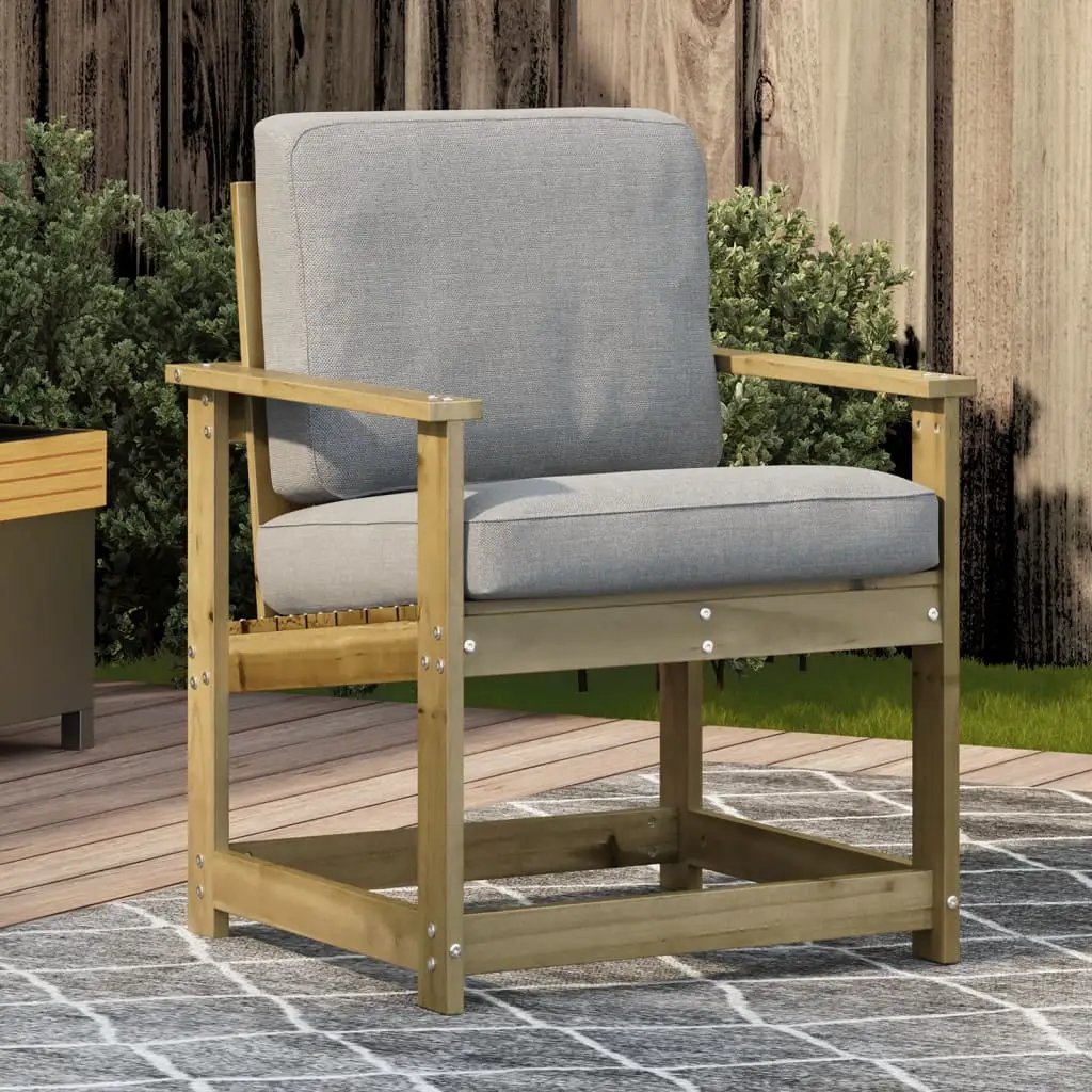 vidaXL vidaXL Garden Chair Wax Brown 62x56x77 cm Solid Wood Pine - Garden Chairs
