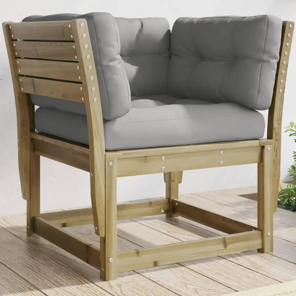 vidaXL vidaXL Garden Chair Solid Wood Pine - Garden Chairs