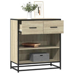 vidaXL vidaXL Sideboard Black 68x35x76 cm Engineered Wood - Sideboard