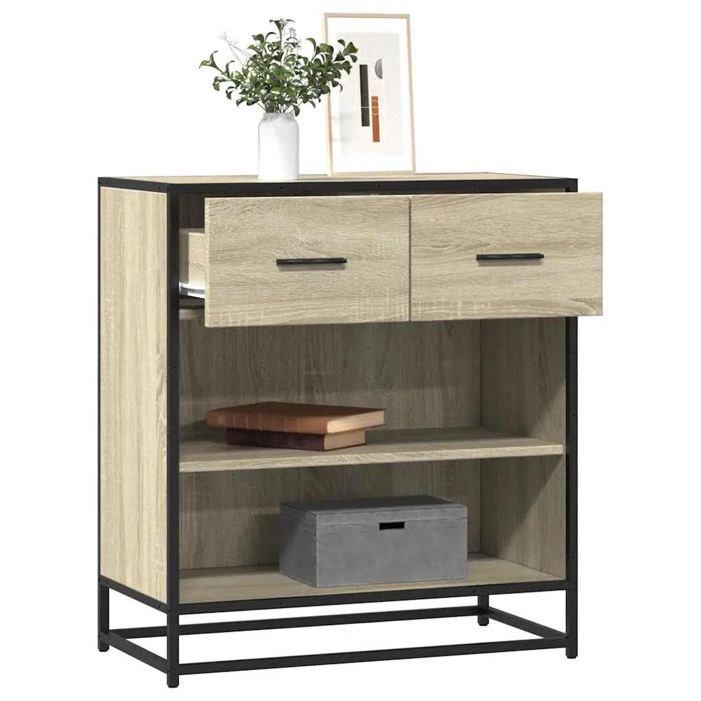 vidaXL vidaXL Sideboard Black 68x35x76 cm Engineered Wood - Sideboard