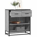 vidaXL vidaXL Sideboard Black 68x35x76 cm Engineered Wood - Sideboard