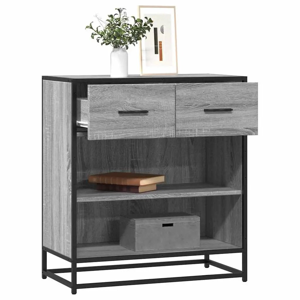 vidaXL vidaXL Sideboard Black 68x35x76 cm Engineered Wood - Sideboard