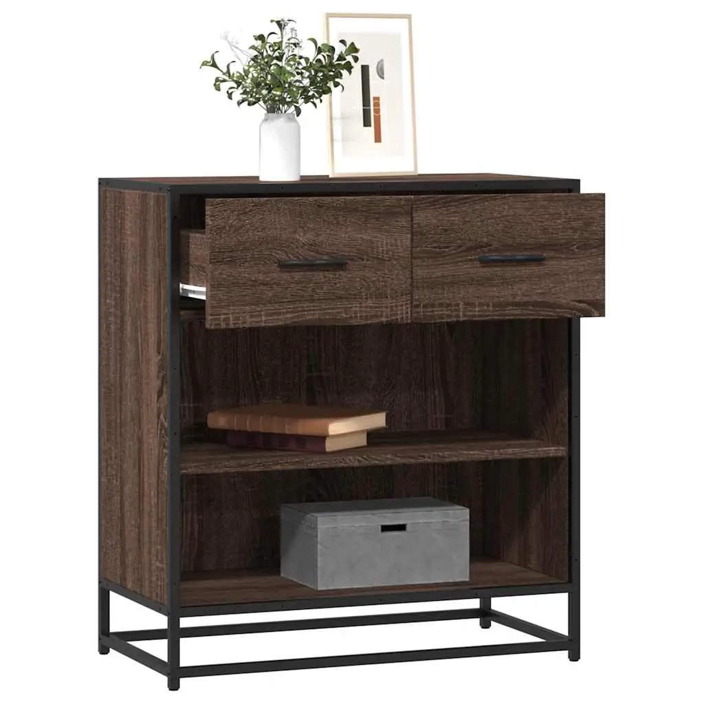 vidaXL vidaXL Sideboard Black 68x35x76 cm Engineered Wood - Sideboard