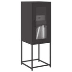vidaXL vidaXL Sideboard Black 36x39x107 cm Cold-rolled Steel - Sideboard