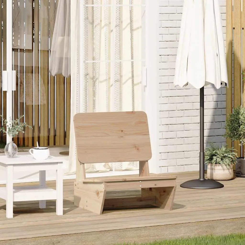vidaXL vidaXL Garden Chair 60x64x70.5 cm Solid Wood Pine - Garden Chairs