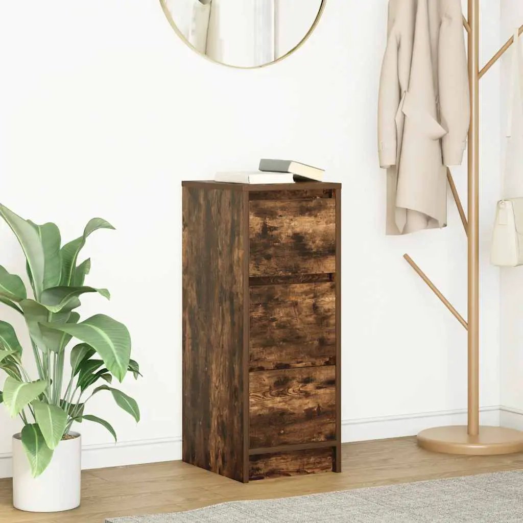 vidaXL vidaXL Sideboard White 29.5x34x76 cm Engineered Wood - Sideboard