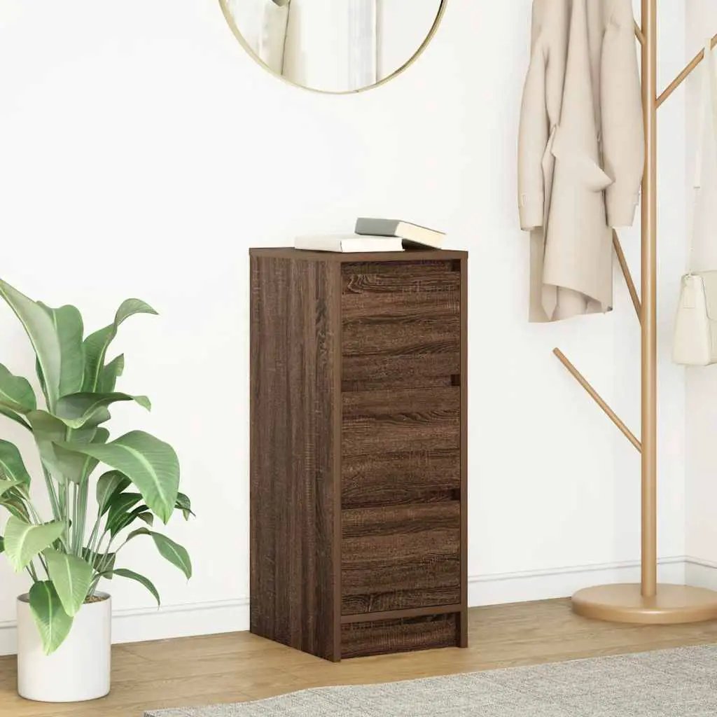 vidaXL vidaXL Sideboard White 29.5x34x76 cm Engineered Wood - Sideboard