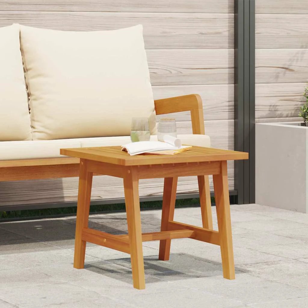 VidaXL Coffee Table 40cm Acacia Oil Finish Outdoor Durable Weather Resistant Garden Patio Lounge by vidaXL