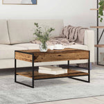 VidaXL Coffee Table 80x50x40 BlackOak Living by vidaXL