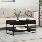 vidaXL VidaXL Coffee Table 80x50x40 BlackOak Living - Coffee Table