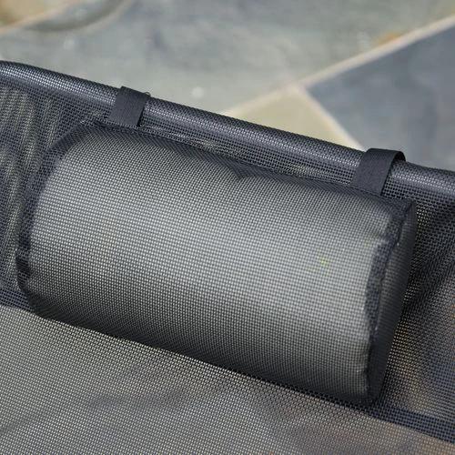 Outsunny Adjustable Garden Lounger Recliner Chair with Folding Design for Outdoor Relaxation and Sunbathing - Sun Lounger