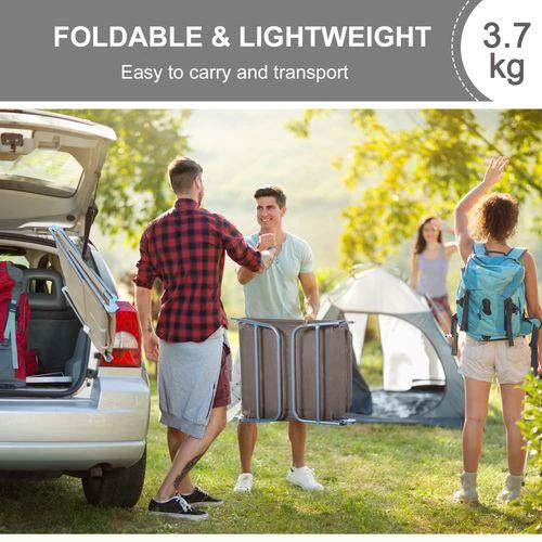 Outsunny Adjustable Garden Lounger Recliner Chair with Folding Design for Outdoor Relaxation and Sunbathing - Sun Lounger