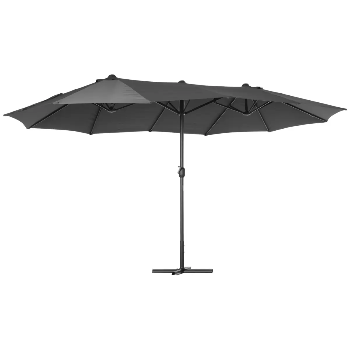Outsunny 4.6m Garden Parasol Double-Sided Sun Umbrella Market Shelter Canopy - Parasol