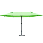 Outsunny 4.6m Garden Parasol Double-Sided Sun Umbrella Market Shelter Canopy - Parasol