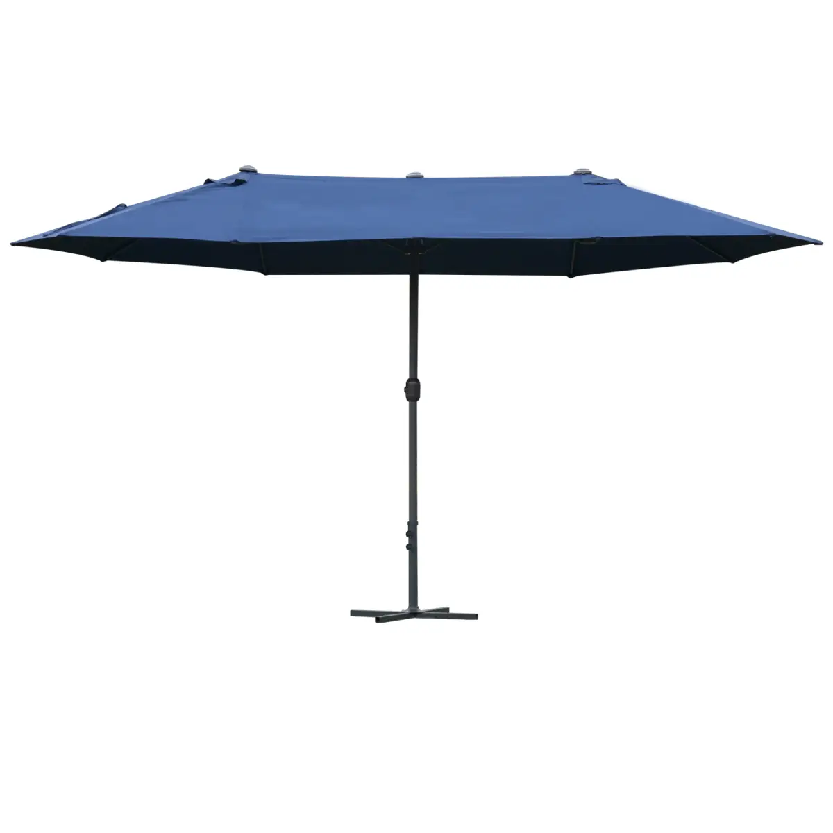 Outsunny 4.6m Garden Parasol Double-Sided Sun Umbrella Market Shelter Canopy - Parasol