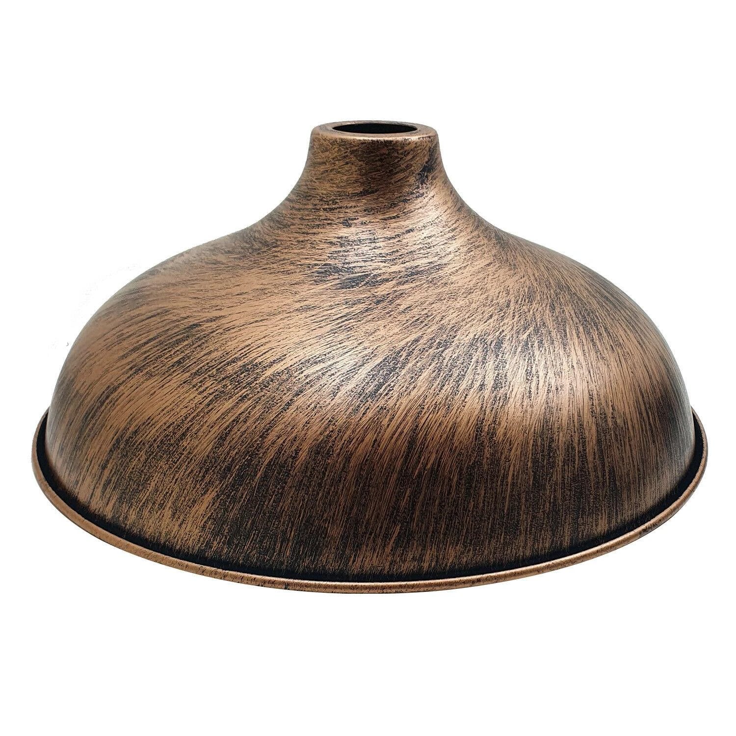 Ledson Industrial Metal Pendant Shade 36cm Dia 15.5cm H E27 Base for Kitchen and Bedroom - Ceiling Lights