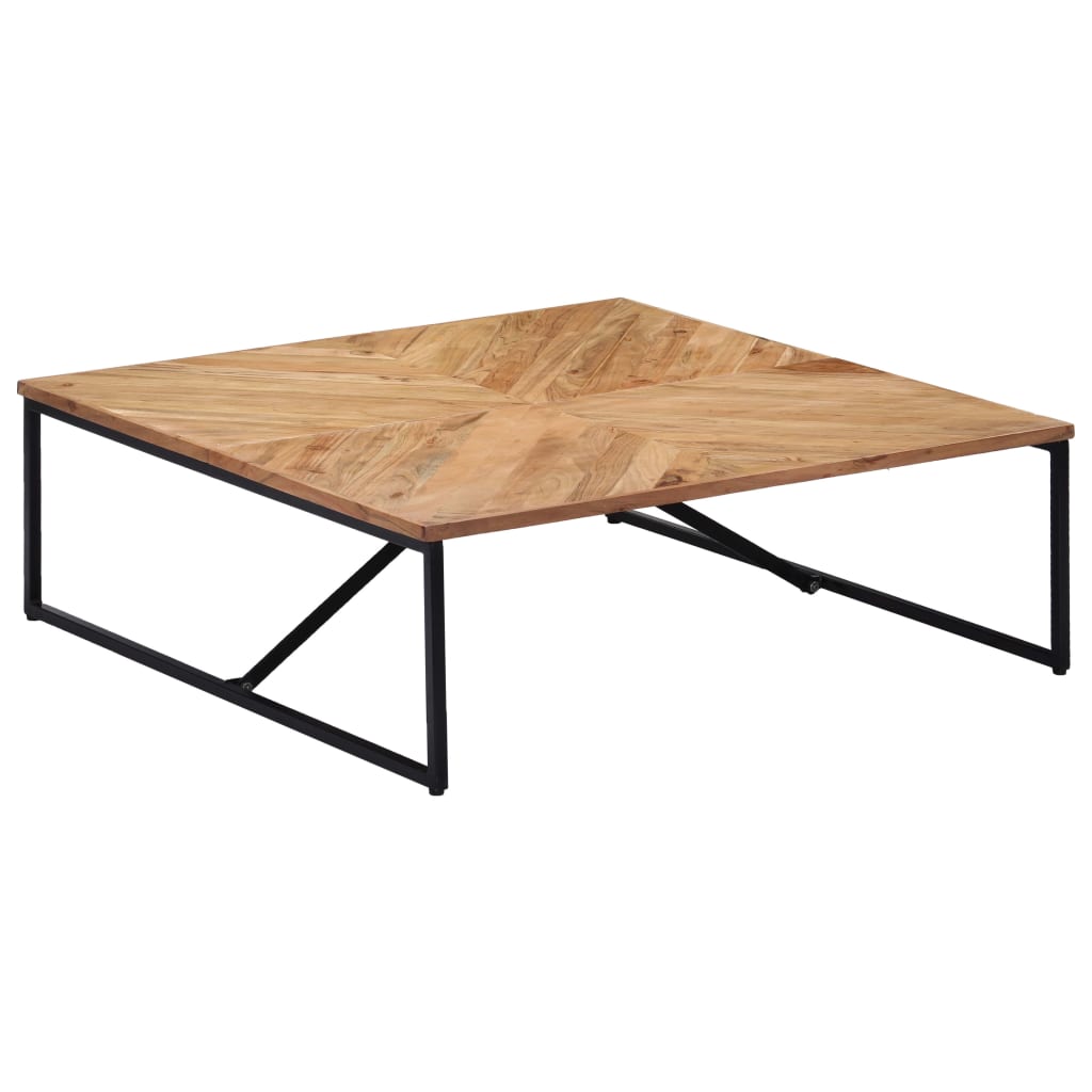 Premium Coffee Table 110x110x36 cm Solid Acacia Wood Centerpiece for Modern Living Rooms - vidaXL - Home Symphony