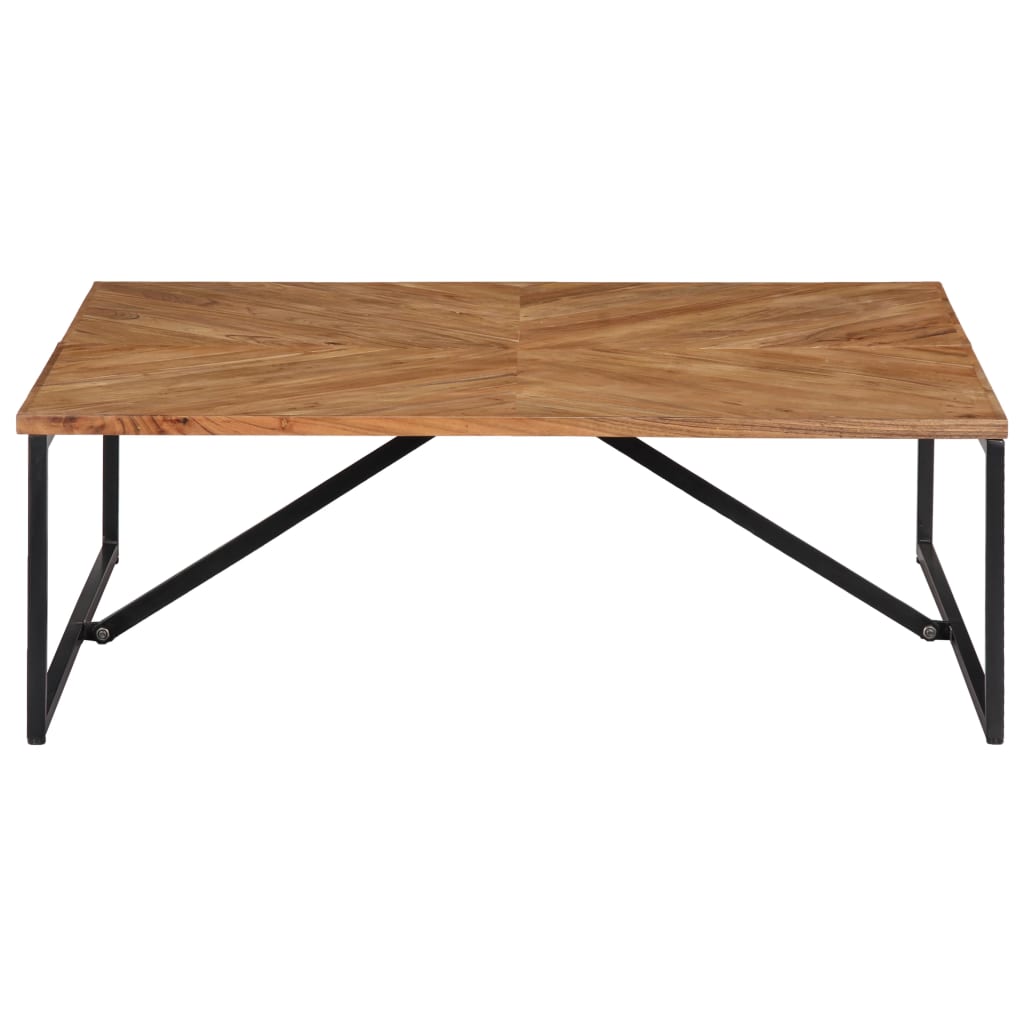 Premium Coffee Table 110x110x36 cm Solid Acacia Wood Centerpiece for Modern Living Rooms - vidaXL - Home Symphony