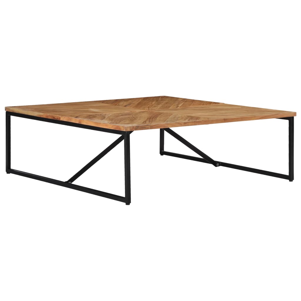 Premium Coffee Table 110x110x36 cm Solid Acacia Wood Centerpiece for Modern Living Rooms - vidaXL - Home Symphony