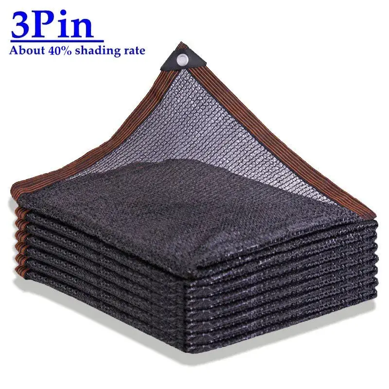 Tewango Tewango Black HDPE Sun Shade Net - UV Protection for Gardens & Outdoors - Cover