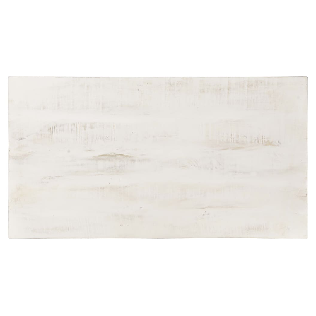 VidaXL Coffee Table 110x60x45 Cm Whitewashed Solid Mango Wood For Living Room Decor - vidaXL - Home Symphony