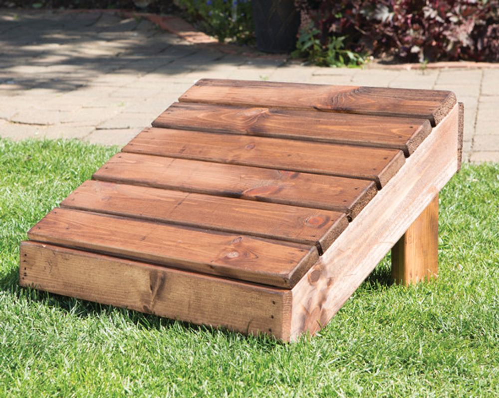 Garden Footstool Boxed - Garden Chairs from Charles Taylor Trading
