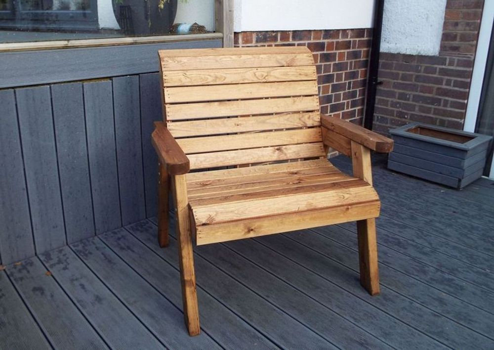 Grand Garden Chair Extra Wide Added Comfort - Garden Chairs from Charles Taylor Trading