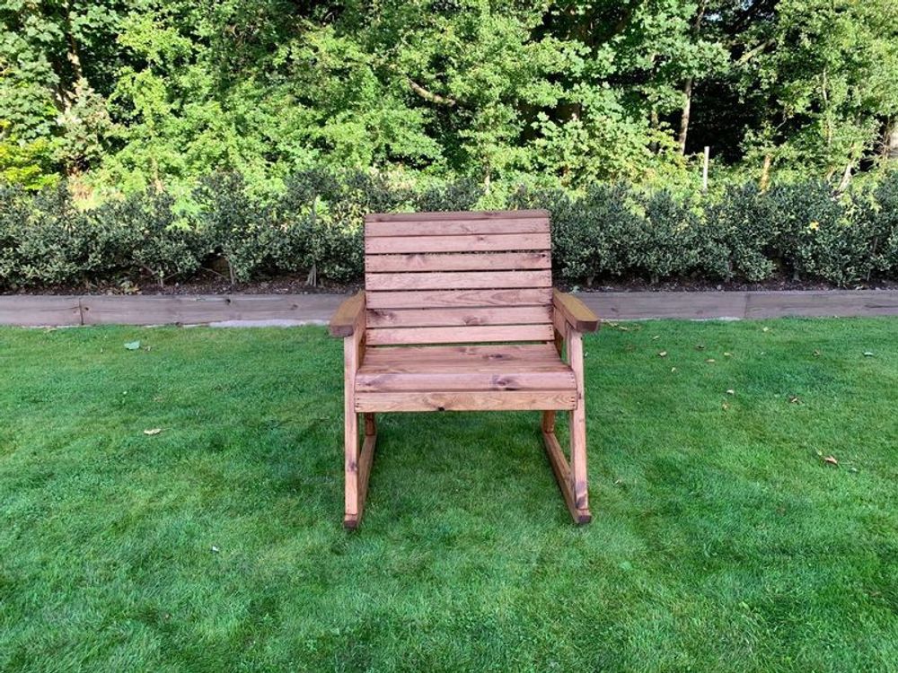 Grand Garden Rocker Extra Wide Spacious Seating - Garden Chairs from Charles Taylor Trading
