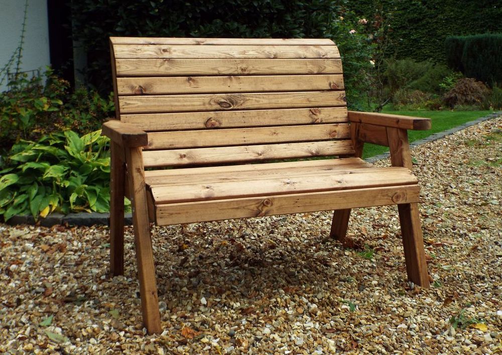 Two Seat Garden Bench Boxed - Garden Chairs from Charles Taylor Trading