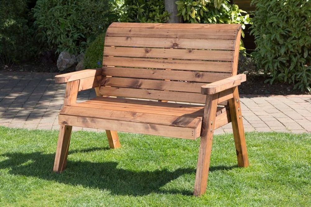 Traditional Two Seater Garden Bench - Garden Chairs from Charles Taylor Trading
