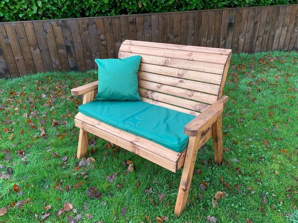 Traditional Two Seater Garden Bench - Garden Chairs from Charles Taylor Trading