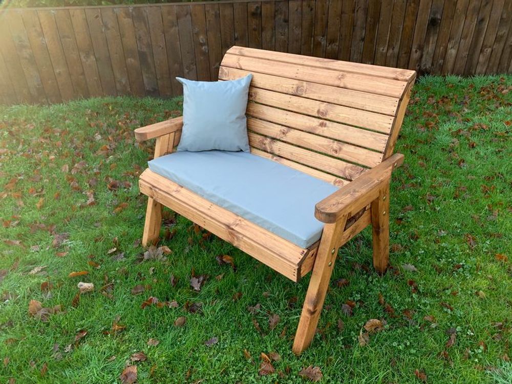 Traditional Two Seater Garden Bench - Garden Chairs from Charles Taylor Trading