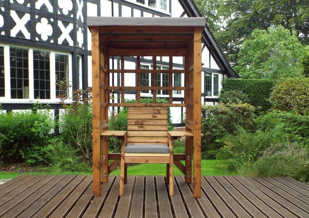 Wentworth Single Garden Arbour Green - Garden Chairs from Charles Taylor Trading